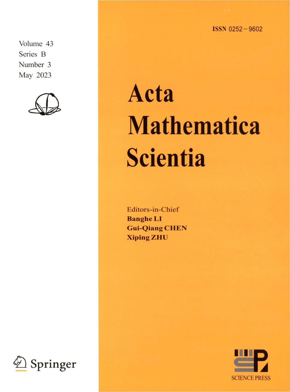 Acta Mathematica Scientia