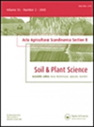 Acta Agriculturae Scandinavica Section B-soil And Plant Science