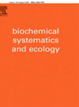 Biochemical Systematics And Ecology