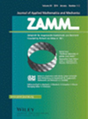 Zamm-zeitschrift Fur Angewandte Mathematik Und Mechanik