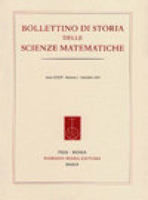 Bollettino Di Storia Delle Scienze Matematiche