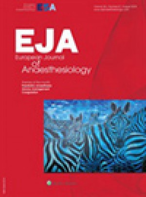 European Journal Of Anaesthesiology