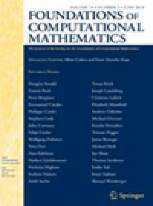 Foundations Of Computational Mathematics