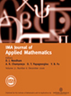 Ima Journal Of Applied Mathematics