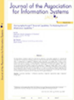 Journal Of The Association For Information Systems