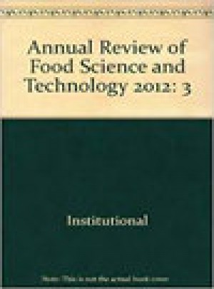 Annual Review Of Food Science And Technology