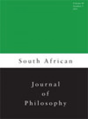 South African Journal Of Philosophy