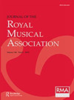 Journal Of The Royal Musical Association