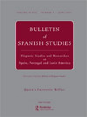 Bulletin Of Spanish Studies