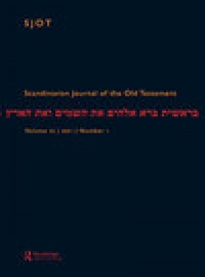 Scandinavian Journal Of The Old Testament