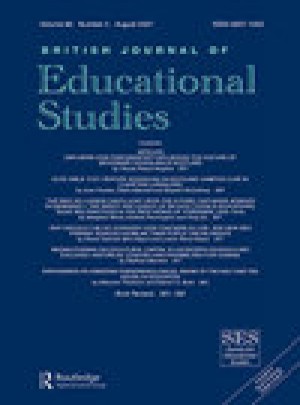 British Journal Of Educational Studies