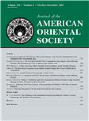 Journal Of The American Oriental Society