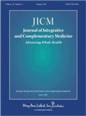 Journal Of Integrative And Complementary Medicine