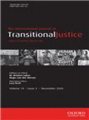 International Journal Of Transitional Justice