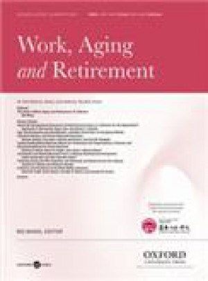 Work Aging And Retirement