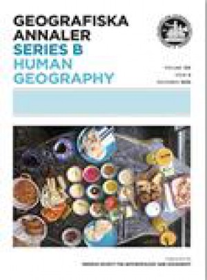 Geografiska Annaler Series B-human Geography