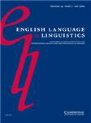 English Language & Linguistics