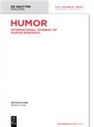 Humor-international Journal Of Humor Research