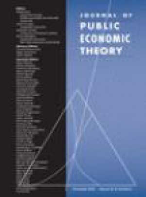 Journal Of Public Economic Theory