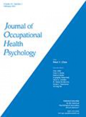 Journal Of Occupational Health Psychology