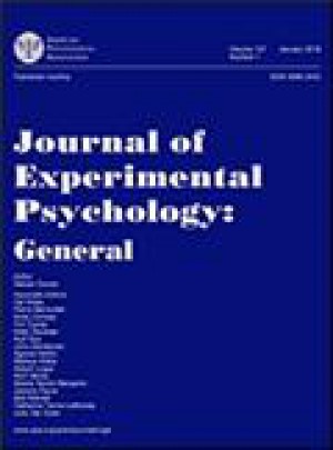 Journal Of Experimental Psychology-general