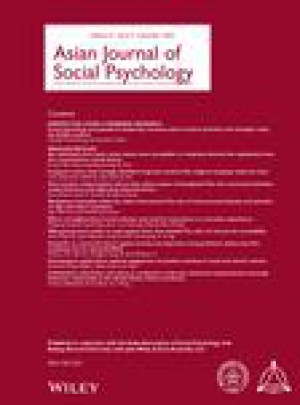 Asian Journal Of Social Psychology