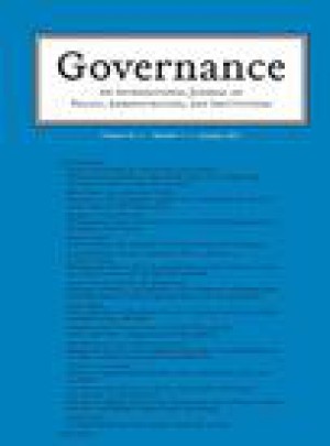 Governance-an International Journal Of Policy Administration And Institutions