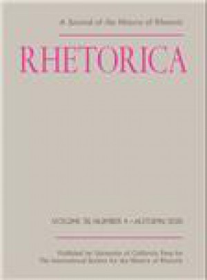 Rhetorica-a Journal Of The History Of Rhetoric