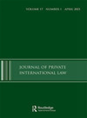 Journal Of Private International Law