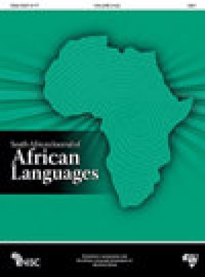 South African Journal Of African Languages