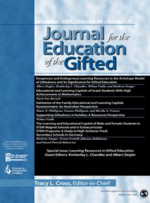 Journal For The Education Of The Gifted