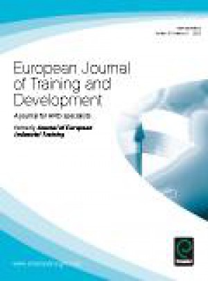 European Journal Of Training And Development