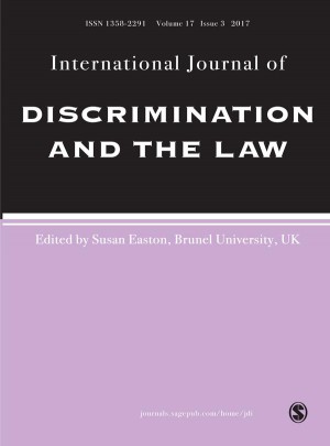 International Journal Of Discrimination And The Law