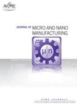 Journal Of Micro And Nano-manufacturing