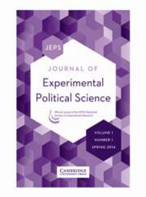 Journal Of Experimental Political Science