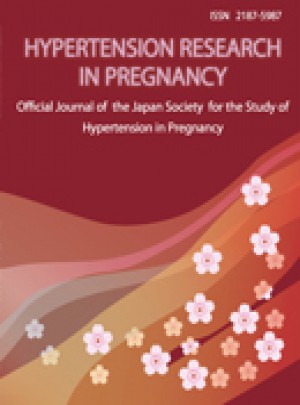 Hypertension Research In Pregnancy