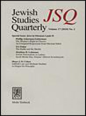 Jewish Studies Quarterly