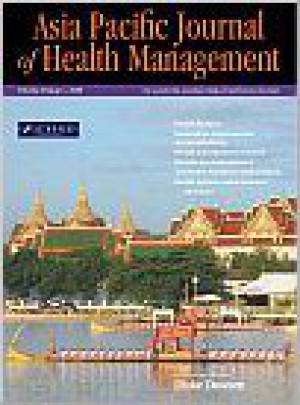 Asia Pacific Journal Of Health Management