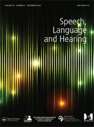 Speech Language And Hearing