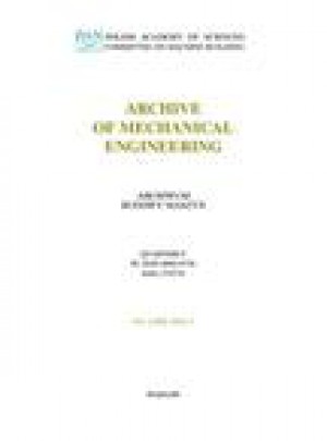 Archive Of Mechanical Engineering