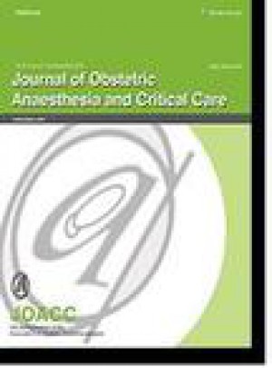 Journal Of Obstetric Anaesthesia And Critical Care