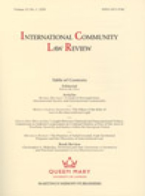 International Community Law Review