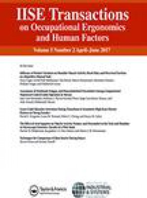 Iise Transactions On Occupational Ergonomics & Human Factors