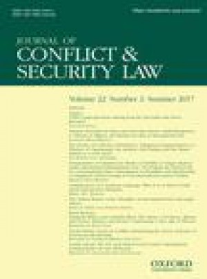 Journal Of Conflict & Security Law