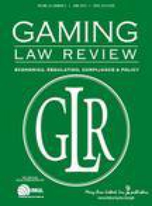 Gaming Law Review-economics Regulation Compliance And Policy