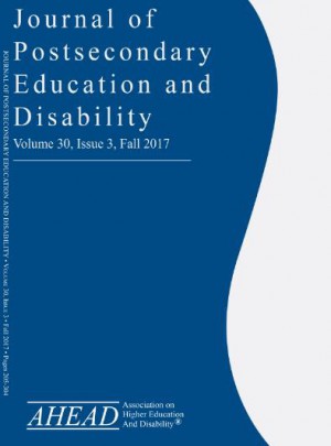 Journal Of Postsecondary Education And Disability