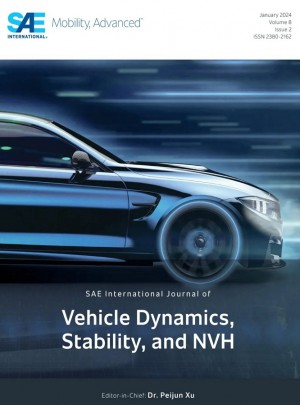 Sae International Journal Of Vehicle Dynamics Stability And Nvh