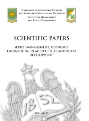 Scientific Papers-series Management Economic Engineering In Agriculture And Rura