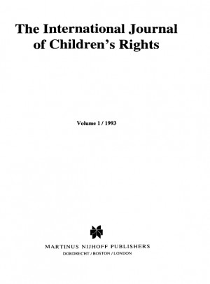 International Journal Of Childrens Rights