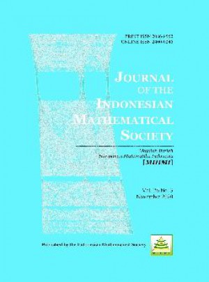 Journal Of The Indonesian Mathematical Society